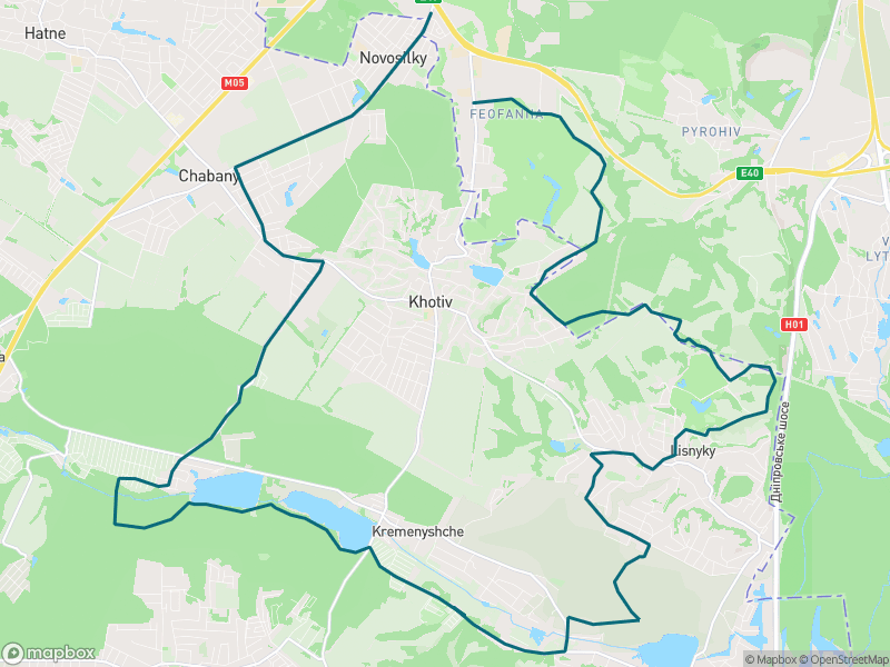 Попередній перегляд маршруту Test ride