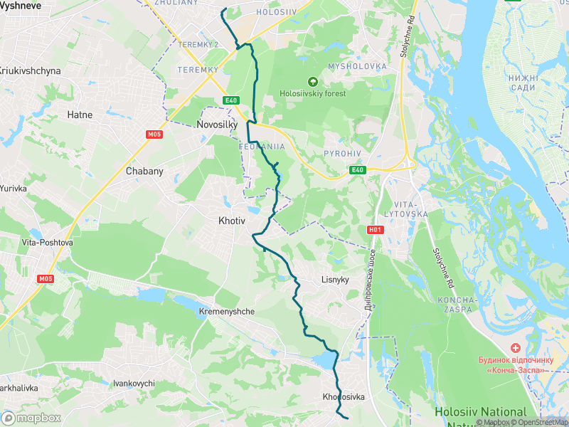 Попередній перегляд маршруту Test route 